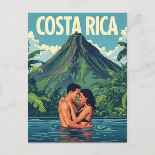 Carte Postale Voyage vintage au Costa Rica