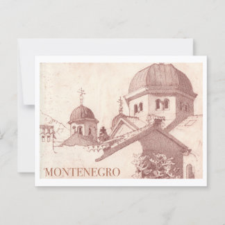 Carte Postale Voyage vintage au Monténégro