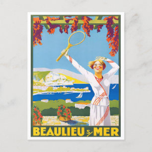 Carte Postale Voyage vintage Beaulieu France