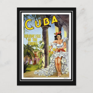 Carte postale Voyage Vintage Cuba