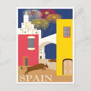Carte Postale Voyage vintage en Espagne