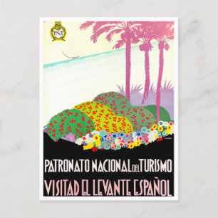 Carte Postale Voyage vintage en Espagne orientale