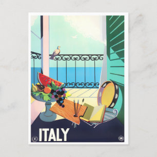Carte Postale Voyage vintage en Italie