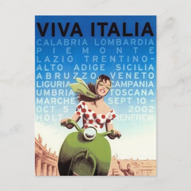 Carte Postale Voyage vintage Italie - (Devant)