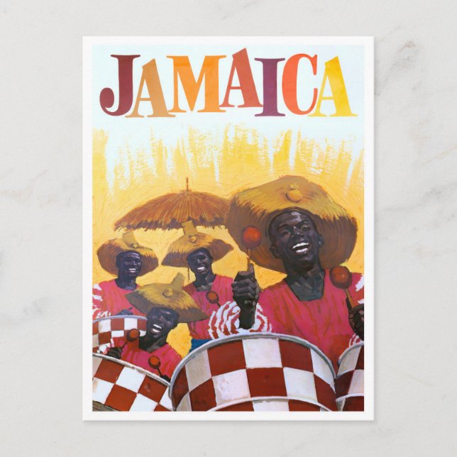Carte postale voyage vintage Jamaïque (Devant)