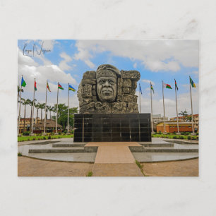 Carte Postale voyage vintage Lagos Nigeria city retro