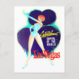 Carte postale voyage vintage Las Vegas