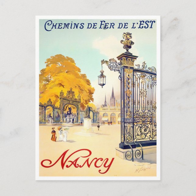 Carte Postale Voyage vintage Nancy France (Devant)