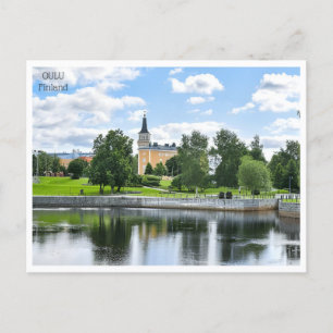 Carte Postale voyage vintage Oulu Finlande tourisme