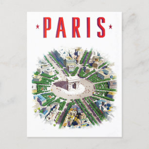 Carte Postale Voyage vintage Paris France