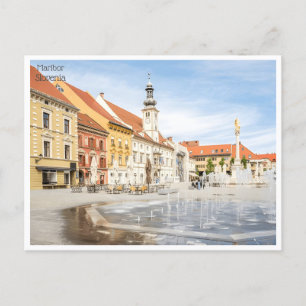 Carte Postale voyage vintage retro Maribor Slovénie