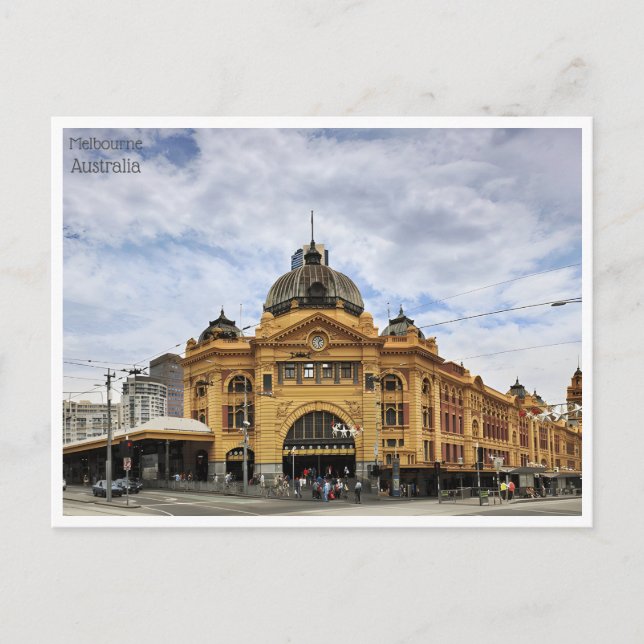 Carte Postale voyage vintage retro Melbourne Australie australie (Devant)