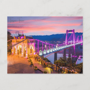 Carte Postale voyage vintage Taoyuan Taiwan ville de vacances