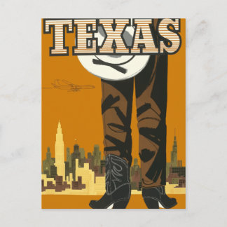 Carte postale voyage Vintage Texas USA