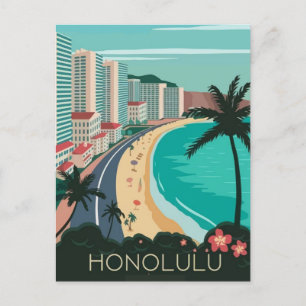 Carte Postale Voyager à honolulu