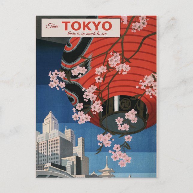 Carte Postale Voyages vintages au Japon (Devant)