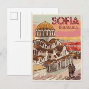 Carte Postale Voyagez à Sofia, Bulgarie cadeaux et souvenirs vin