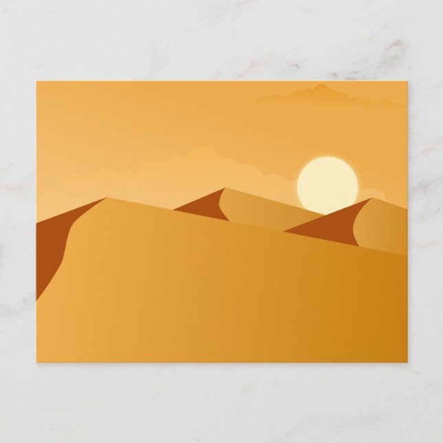 Carte Postale Voyagez dans le désert d'Egypte avec ceci (Devant)