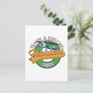 Carte Postale Voyagez et explorez la fabuleuse Zambie