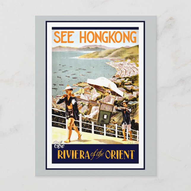Carte Postale Voyagez Hong Kong Riviera Of The Orient (Devant)