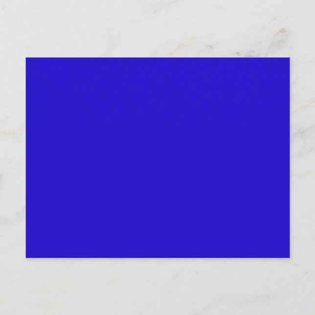 Carte Postale Vraiment bleu (Devant)