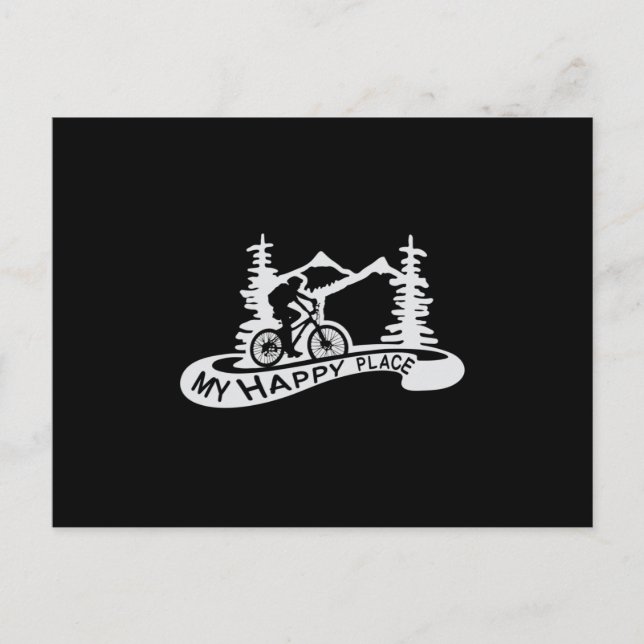 Carte Postale VTT VTT Cadeau VTT VTT Downhill Vélo MTB (Devant)