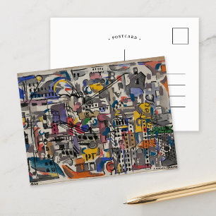 Carte Postale Vue à vol d'oiseau de New York   Joaquín Torres-Ga