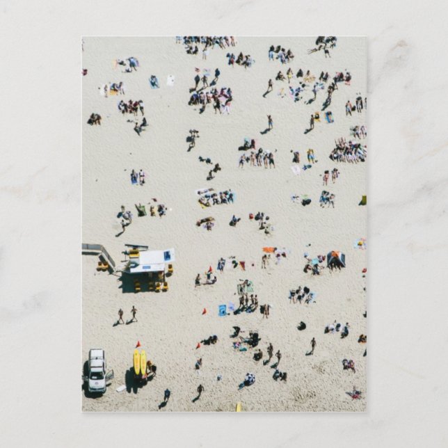 Carte Postale Vue aérienne de Bondi Beach, Sydney Australie (Devant)