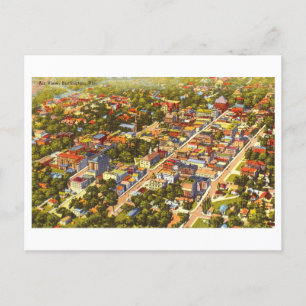 Carte Postale Vue aérienne de Burlington, Vintage voyage du Verm