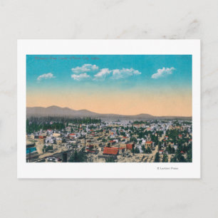 Carte Postale Vue aérienne de CityCoeur d'Alene, ID