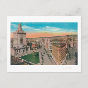 Carte Postale Vue aérienne de CityOakland, CA
