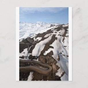Carte Postale Vue aérienne de la station de ski de Valle Nevado 
