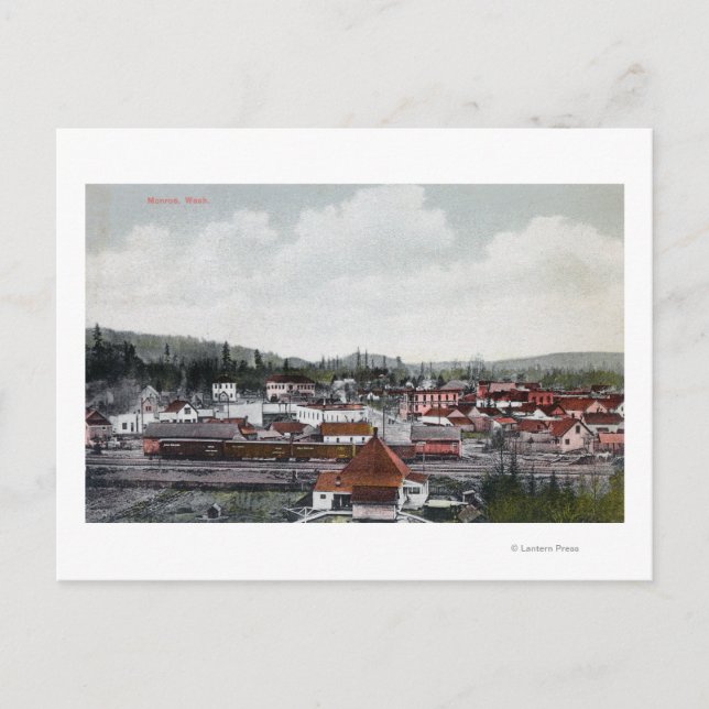 Carte Postale Vue aérienne de la ville (Devant)