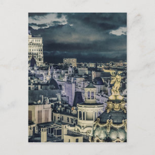 Carte Postale Vue aérienne de la ville de Madrid