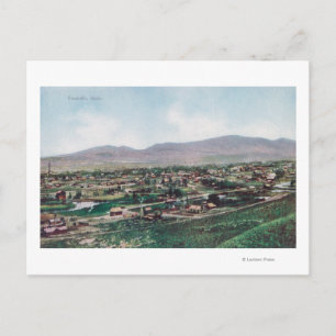 Carte Postale Vue aérienne de la ville depuis les collines