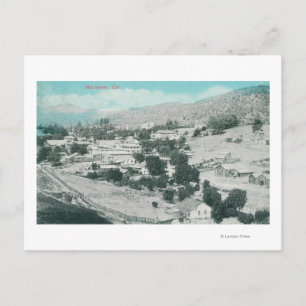 Carte Postale Vue aérienne de la villeMariposa, CA