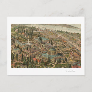 Carte Postale Vue aérienne de l'Alaska Yukon Pacific Expo