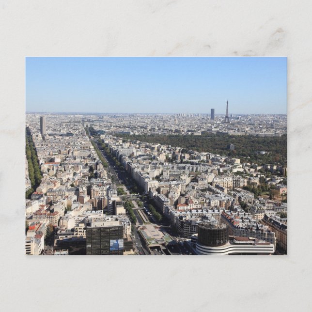 Carte Postale vue aérienne de PARIS 3 (Devant)