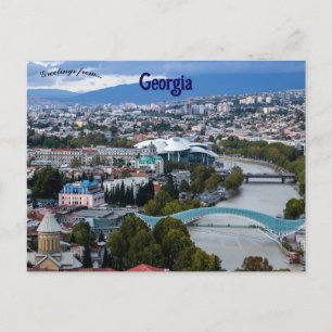 Carte Postale Vue aérienne de Tbilissi Géorgie