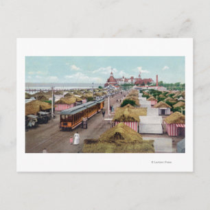 Carte Postale Vue aérienne de Tent CityCoronado Beach, CA