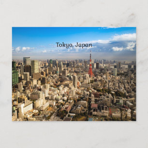 Carte Postale Vue aérienne de Tokyo, Japon