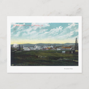 Carte Postale Vue aérienne des champs pétrolifères du camp 27Coa