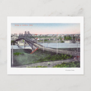 Carte Postale Vue aérienne du pont LewistonLewiston, ID