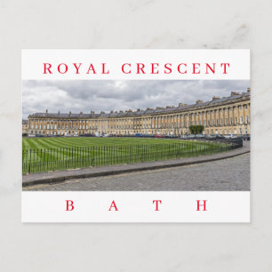 Carte postale vue Bath Royal Crescent
