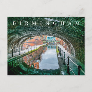 Carte postale vue canal de Birmingham