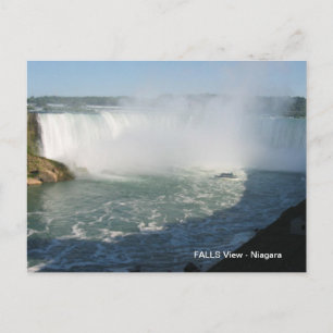 Carte Postale Vue Chutes : Niagara USA Canada