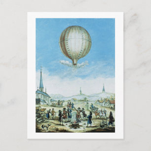 Carte Postale Vue d'Annonay à Vivarais et premier vol de