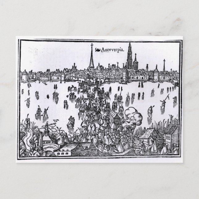 Carte Postale Vue d'Anvers (Devant)