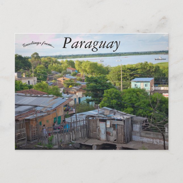 Carte Postale Vue d'Asunción Paraguay (Devant)