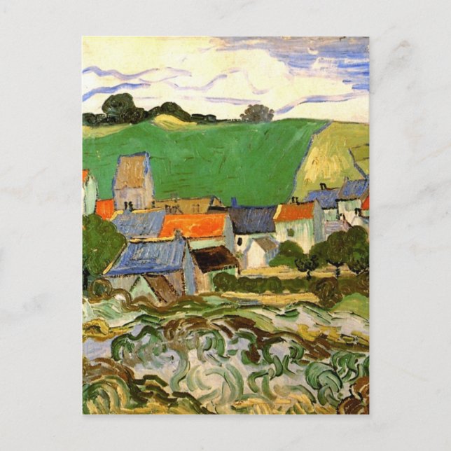 Carte Postale Vue d'Auvers (F799) Van Gogh Fine Art (Devant)